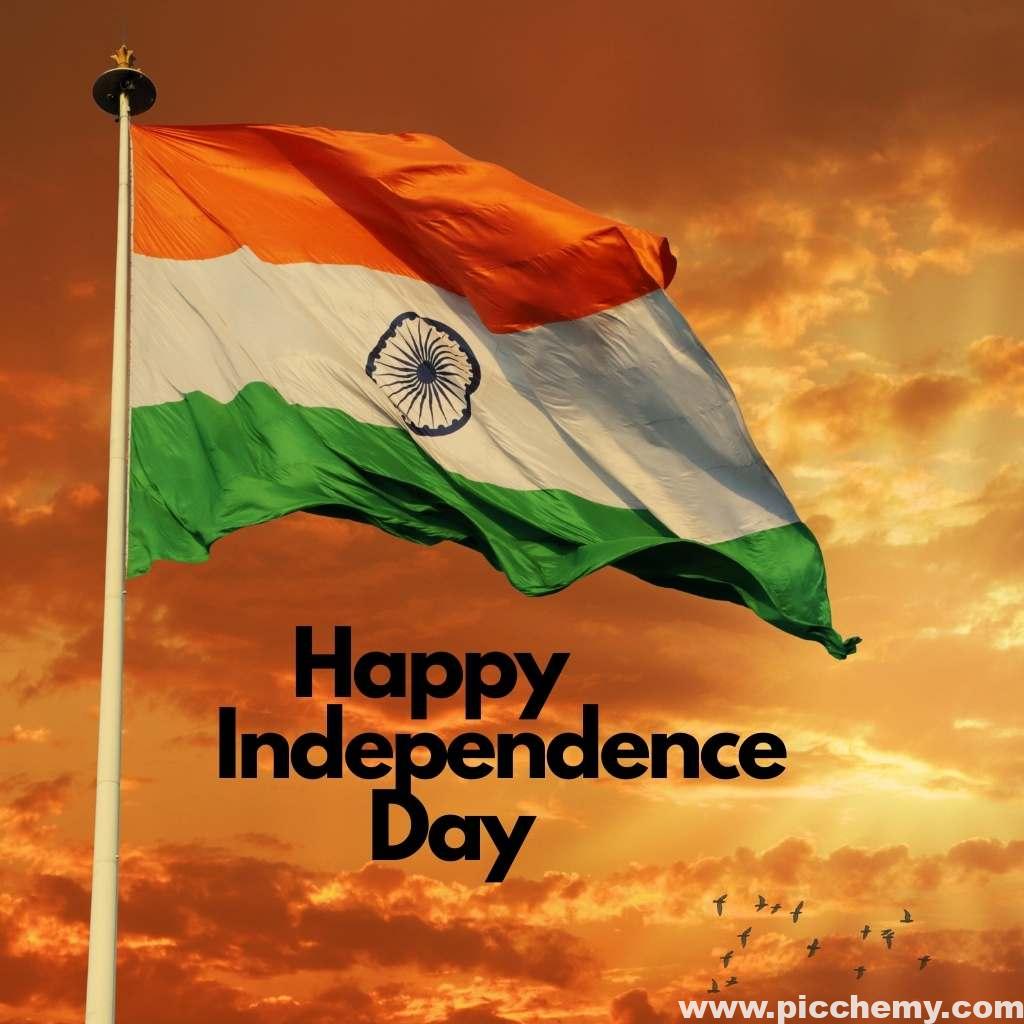 India Flag Happy Independence Day Image