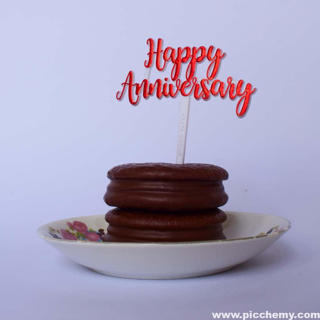 cake with Happy Anniversary image