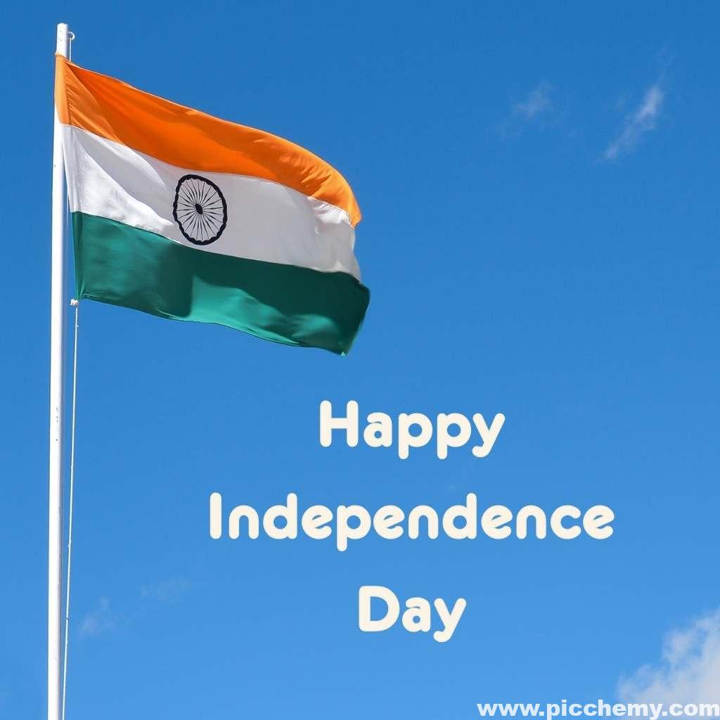 India Flag Happy Independence Day Image