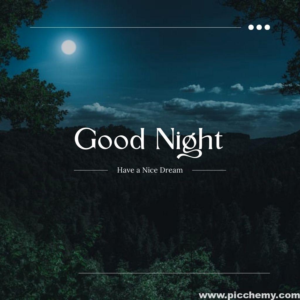 good night wishes with moons and stars